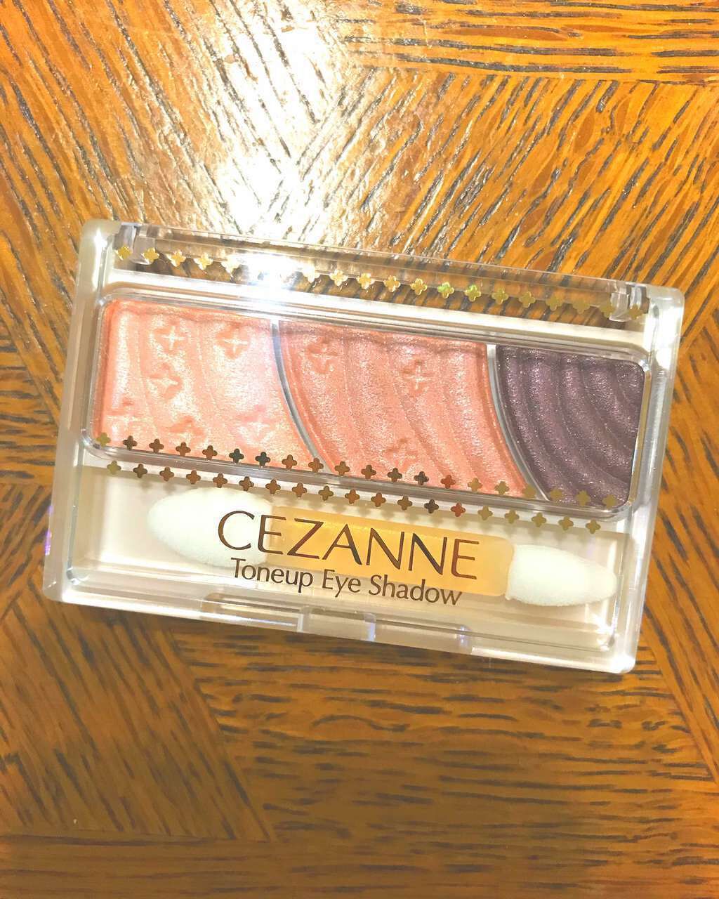 トーンアップアイシャドウ/CEZANNE/アイシャドウパレットを使ったクチコミ（1枚目）