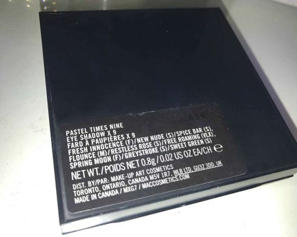 スモール アイシャドウ×9/M・A・C/アイシャドウパレットを使ったクチコミ(3枚目)