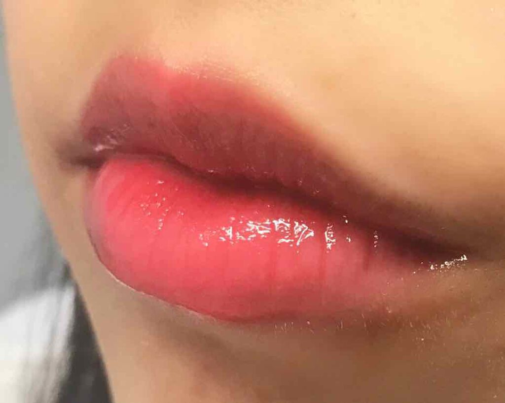 リップケアオイル/excel/リップグロスを使ったクチコミ（3枚目）