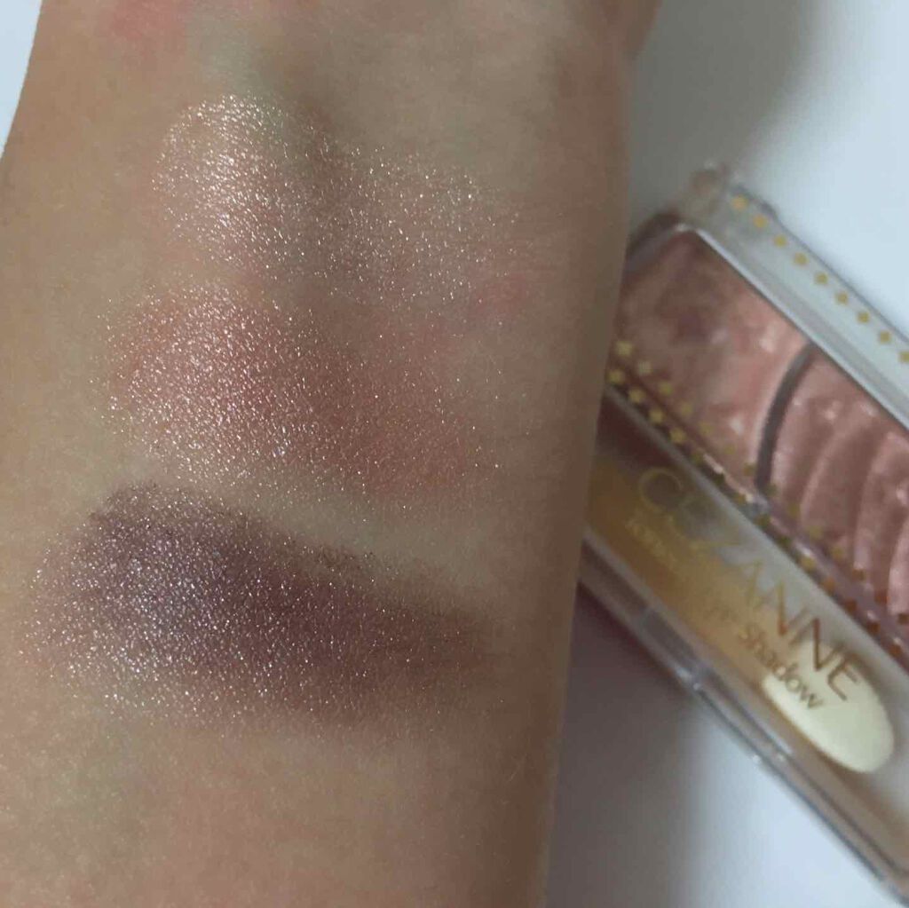 トーンアップアイシャドウ/CEZANNE/アイシャドウパレットを使ったクチコミ(2枚目)