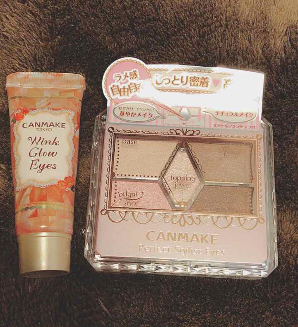 ウィンクグロウアイズ/キャンメイク/ジェル・クリームアイシャドウを使ったクチコミ（1枚目）