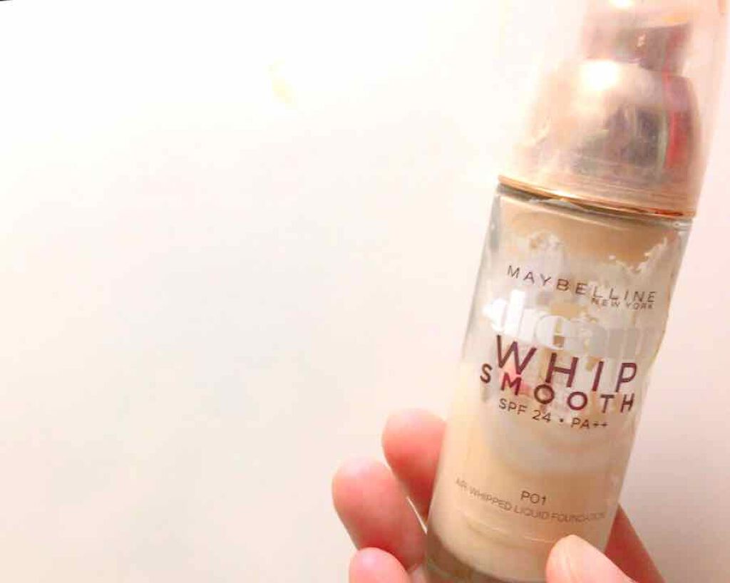 ドリームホイップ スムース リキッド/MAYBELLINE NEW YORK/リキッドファンデーションを使ったクチコミ(1枚目)