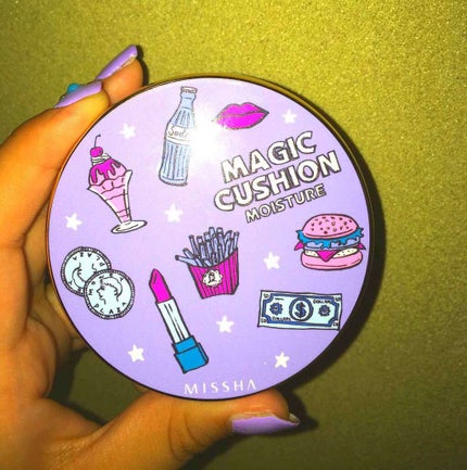 M クッション ファンデーション(モイスチャー)/MISSHA/クッションファンデーションを使ったクチコミ(1枚目)