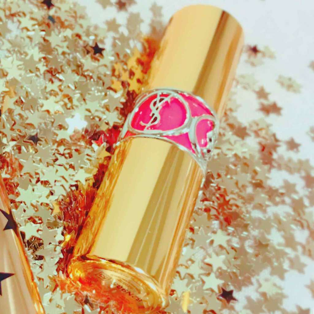 ルージュ ヴォリュプテ シャイン/YVES SAINT LAURENT BEAUTE/口紅を使ったクチコミ(1枚目)