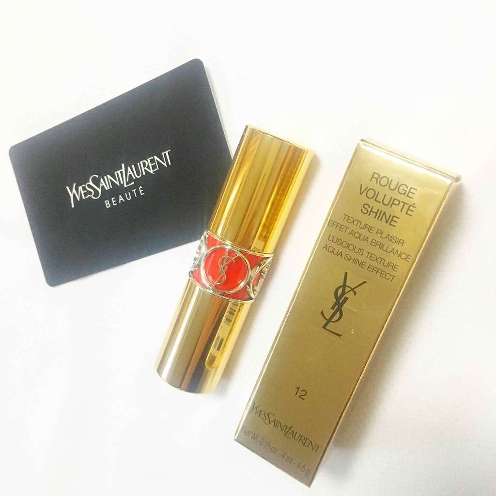 ルージュ ヴォリュプテ シャイン/YVES SAINT LAURENT BEAUTE/口紅を使ったクチコミ（1枚目）
