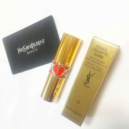 ルージュ ヴォリュプテ シャイン/YVES SAINT LAURENT BEAUTE/口紅を使ったクチコミ(1枚目)