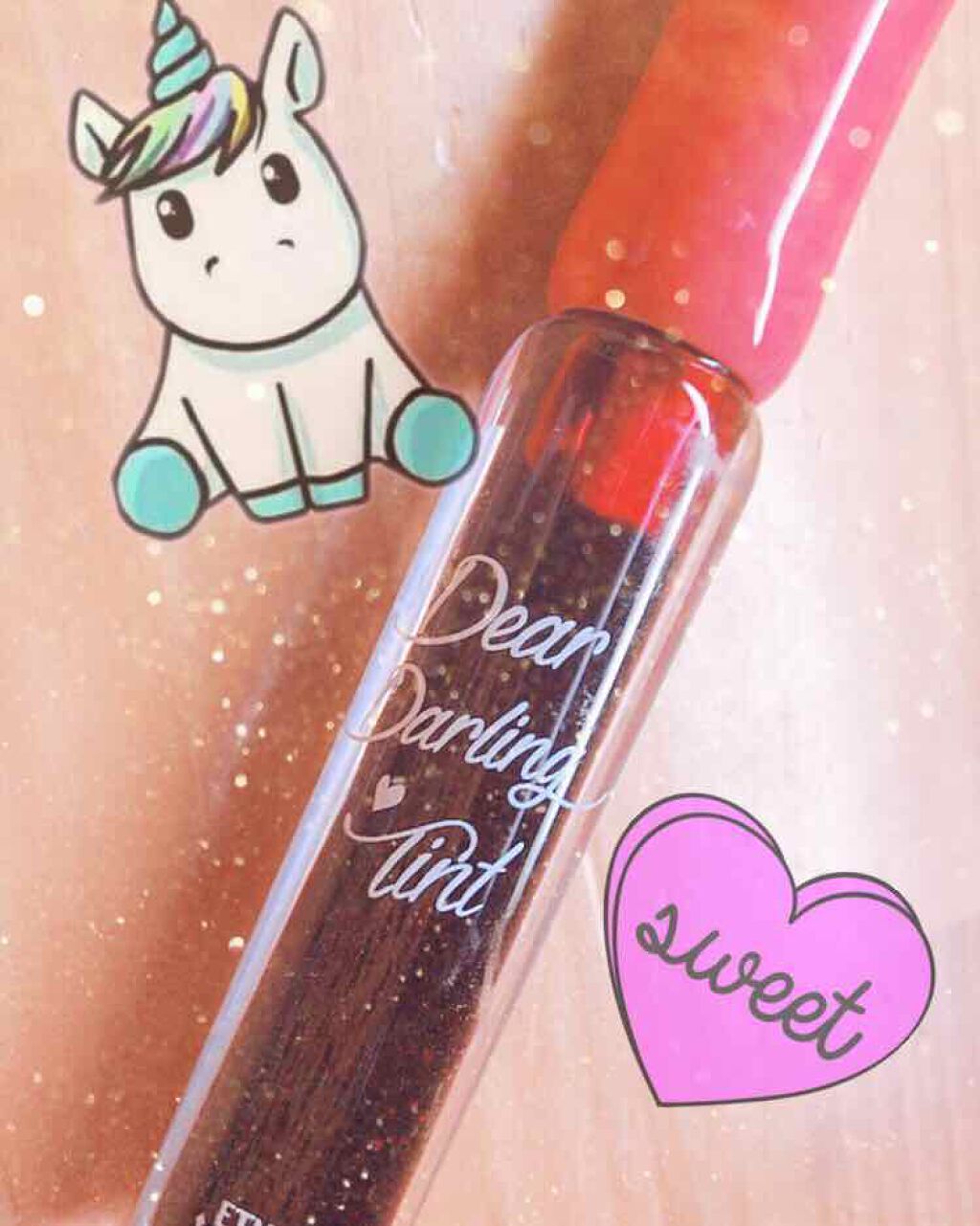 ディアダーリン ウォータージェルティント/ETUDE/リップティントを使ったクチコミ(1枚目)