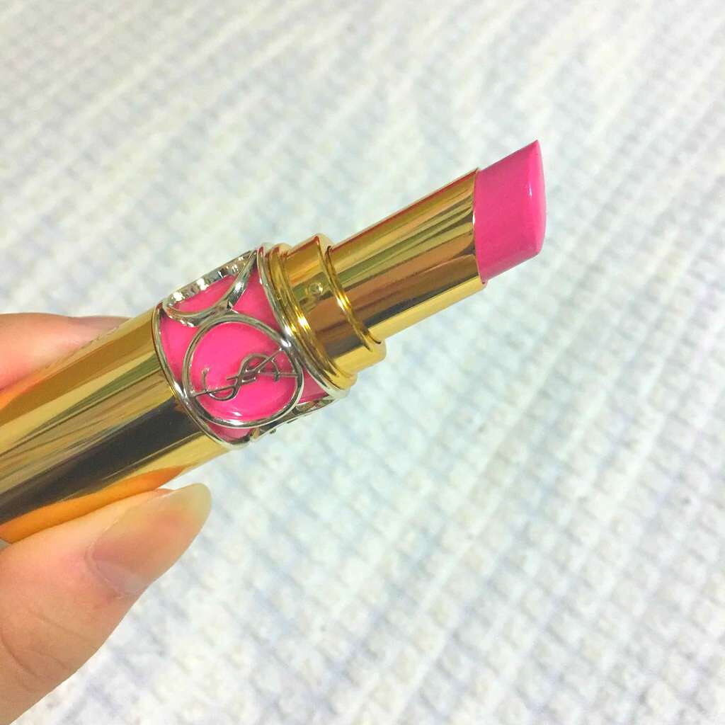 ルージュ ヴォリュプテ シャイン/YVES SAINT LAURENT BEAUTE/口紅を使ったクチコミ(1枚目)