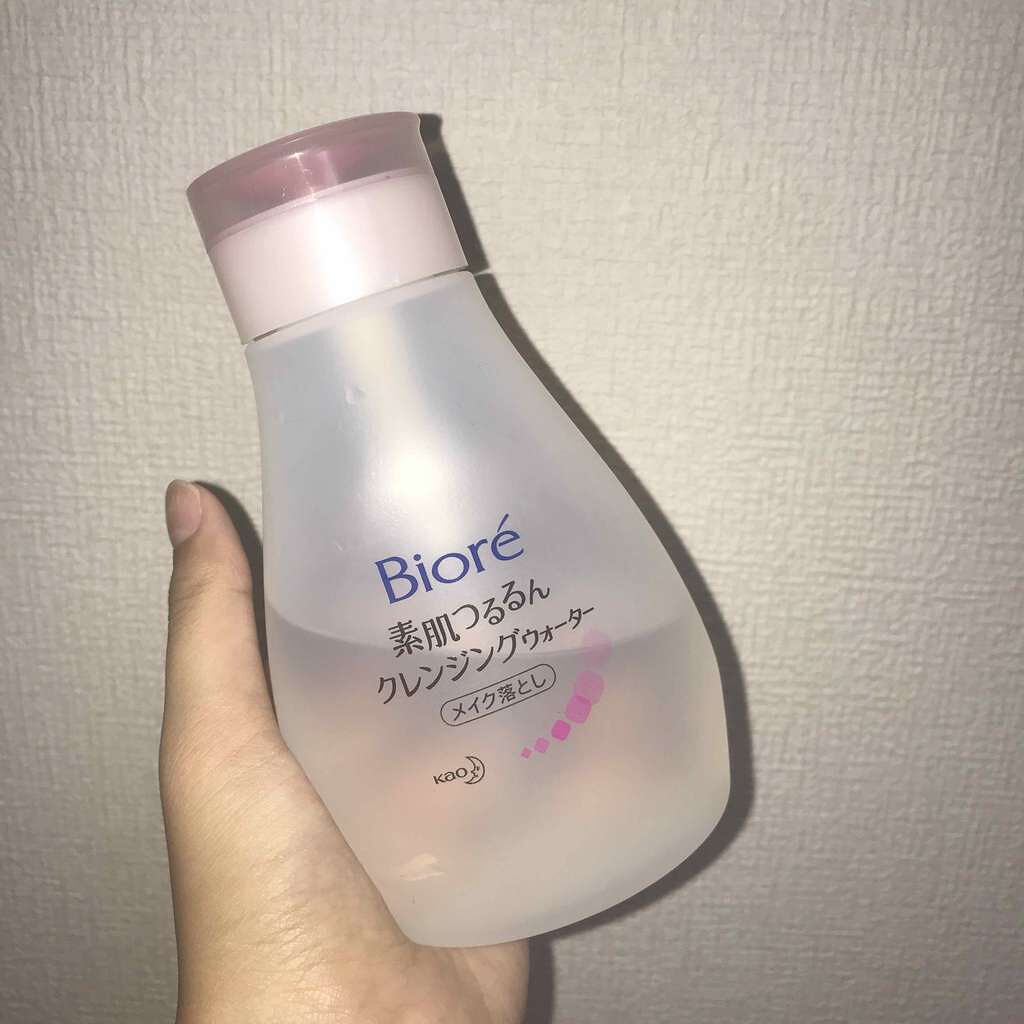 素肌つるるんクレンジングウォーター/ビオレ/クレンジングウォーターを使ったクチコミ（1枚目）