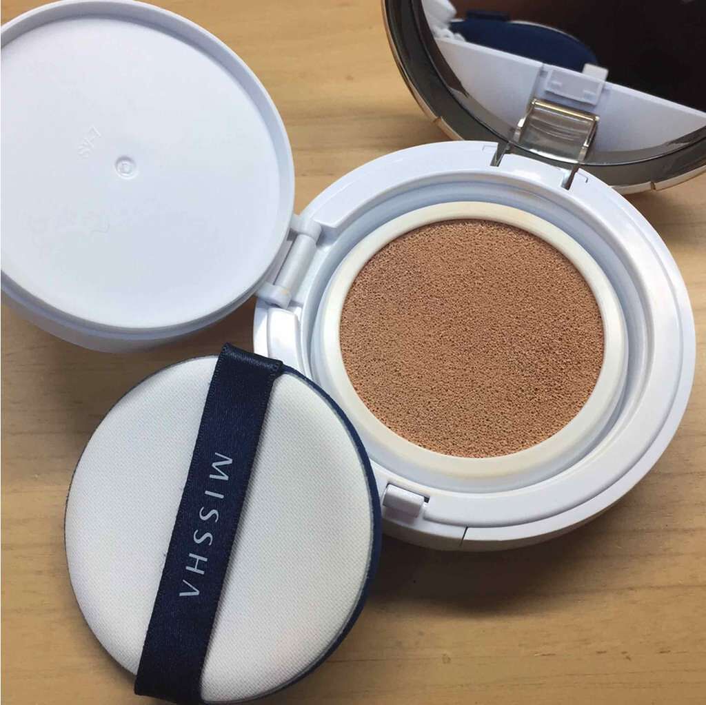 M クッション ファンデーション(モイスチャー)/MISSHA/クッションファンデーションを使ったクチコミ(2枚目)
