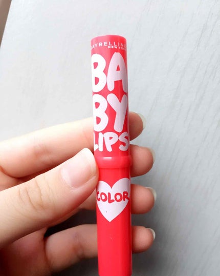 リップクリーム カラー BABY LIPS/MAYBELLINE NEW YORK/リップケアを使ったクチコミ(1枚目)