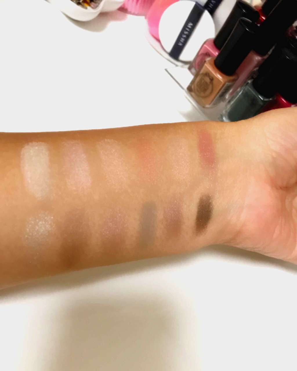 ヌードパレット ブラッシュド/MAYBELLINE NEW YORK/アイシャドウパレットを使ったクチコミ(3枚目)