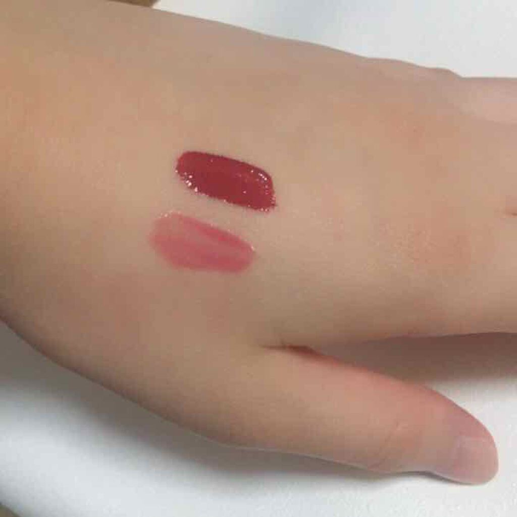 ジェルグロスリップ/CEZANNE/リップグロスを使ったクチコミ（2枚目）