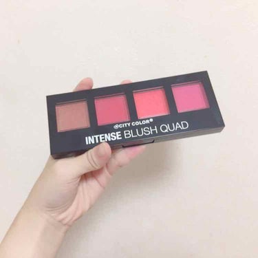 CITY COLORのINTENSE BLUSH QUAD🍊


サンキューマートで売っている
オレンジ系のチークパレットを
レビューします！！😊💕

サンキューマートなのでもちろん
お値段は390円（