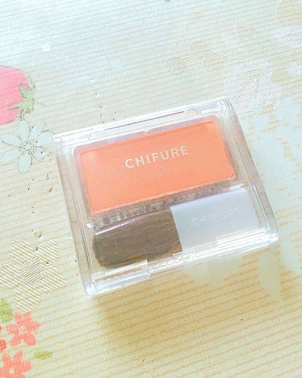 チーク カラー(ブラシ付)/ちふれ/パウダーチークを使ったクチコミ(1枚目)