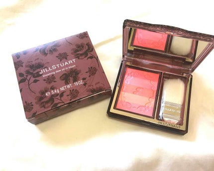 ブルーミングデュー オイルインブラッシュ/JILL STUART/パウダーチークを使ったクチコミ(1枚目)