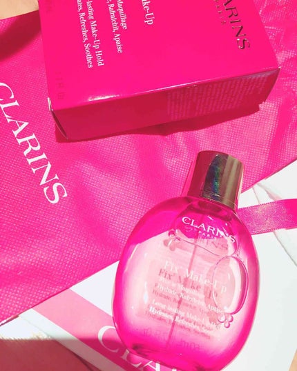 フィックス メイクアップ/CLARINS/ミスト状化粧水を使ったクチコミ(1枚目)