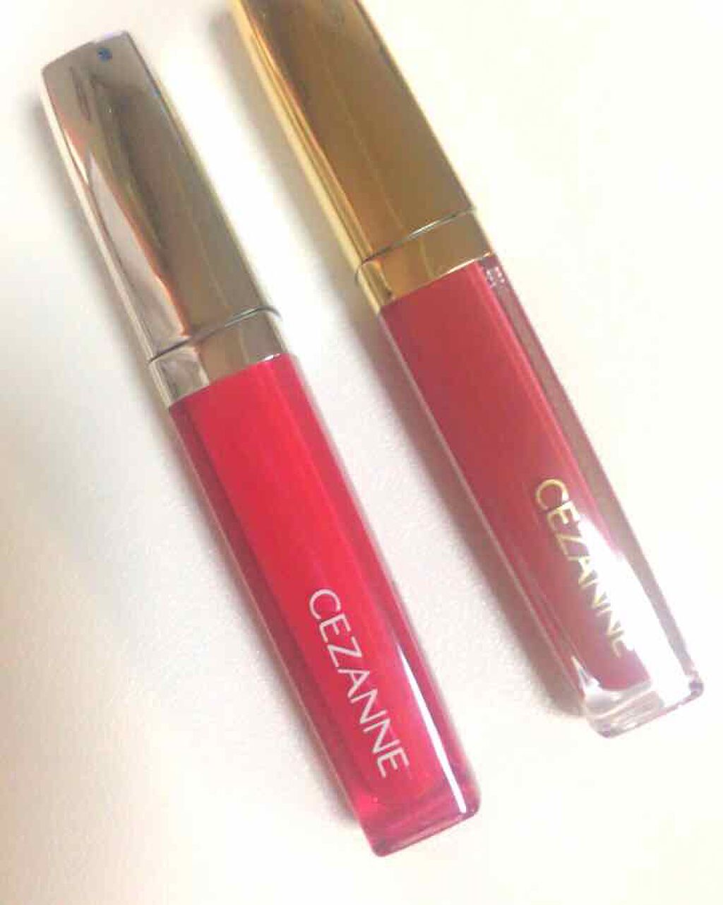 ジェルグロスリップ/CEZANNE/リップグロスを使ったクチコミ（1枚目）