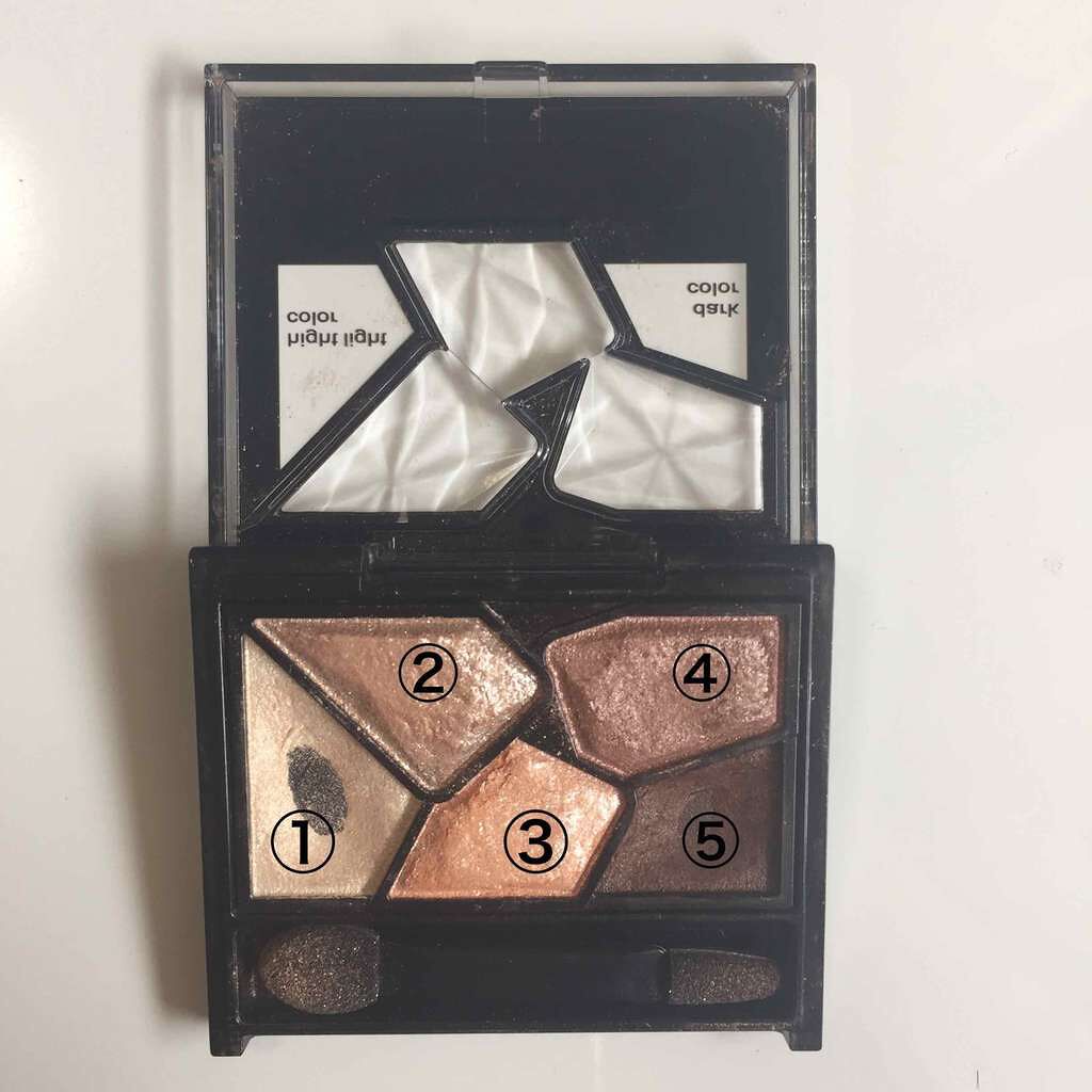 カラーシャスダイヤモンド/KATE/アイシャドウパレットを使ったクチコミ(2枚目)