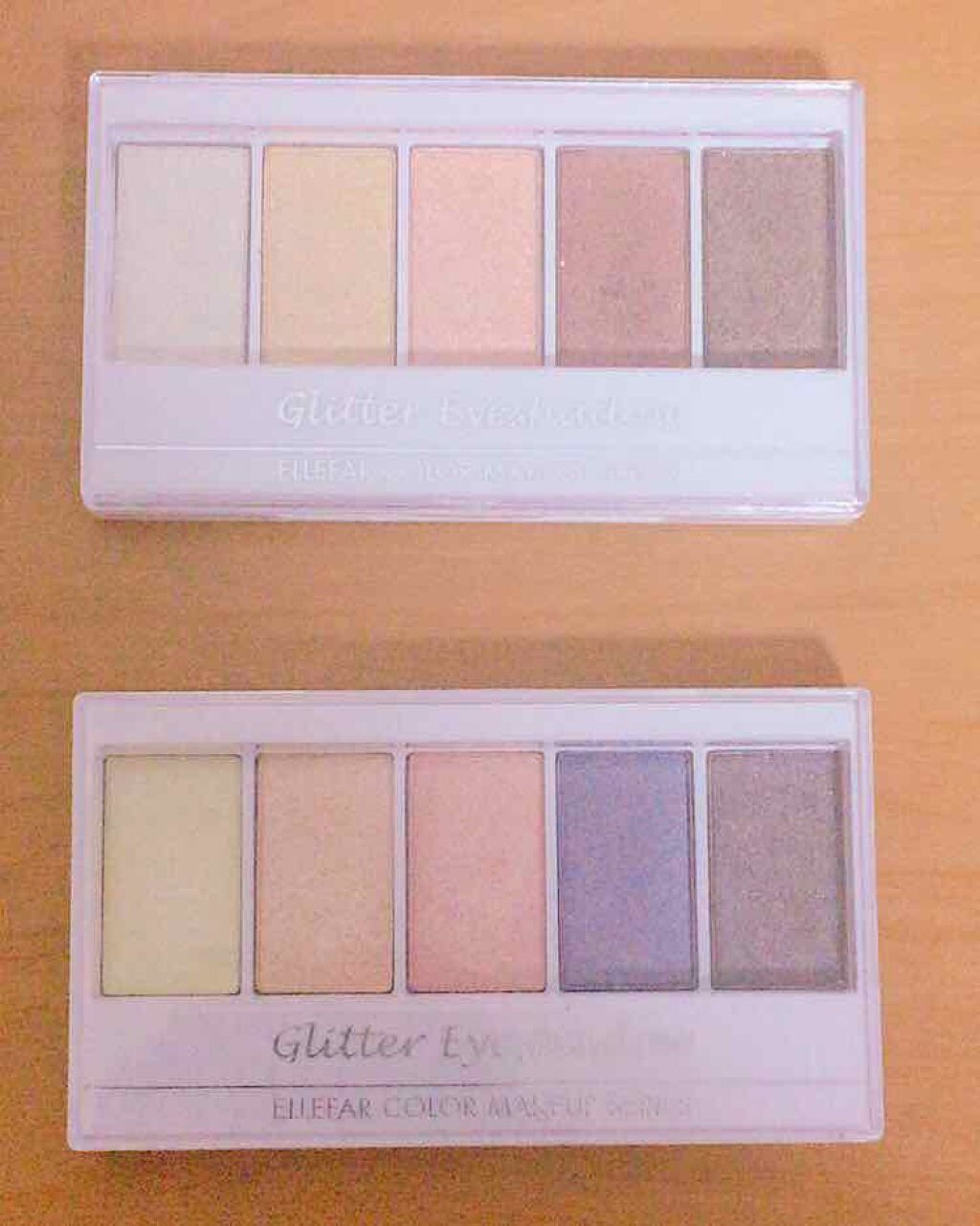 エルファー グリッターアイシャドウ/DAISO/アイシャドウパレットを使ったクチコミ(1枚目)
