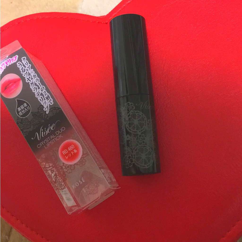 クリスタルデュオ リップスティック/Visée/口紅を使ったクチコミ（1枚目）