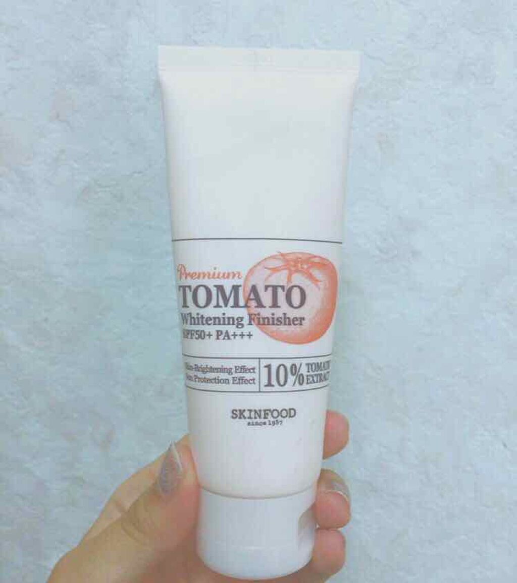 プレミアムトマト ブライトニング フィニッシャー/SKINFOOD/化粧下地を使ったクチコミ(1枚目)