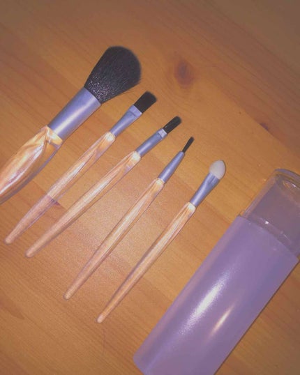 春姫化粧ブラシセット/DAISO/メイクブラシを使ったクチコミ(2枚目)