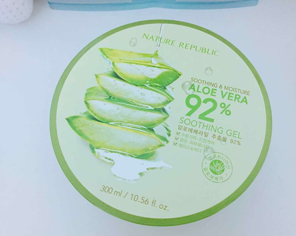 マイルド＆モイスチャーアロエジェル/ネイチャーリパブリック/ボディローションを使ったクチコミ（1枚目）