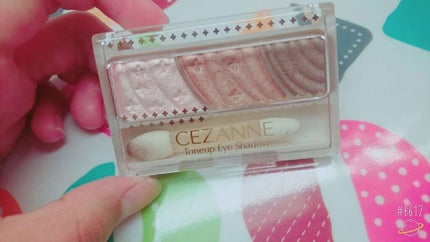 トーンアップアイシャドウ/CEZANNE/アイシャドウパレットを使ったクチコミ(1枚目)
