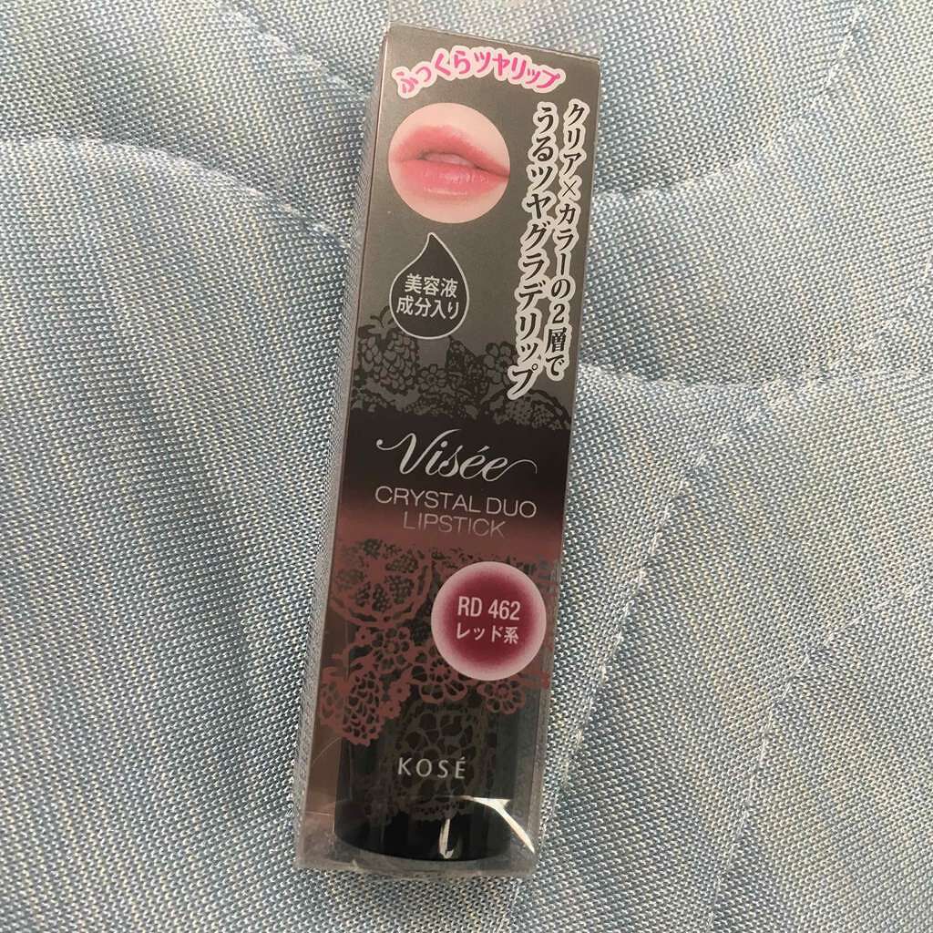 クリスタルデュオ リップスティック/Visée/口紅を使ったクチコミ(1枚目)
