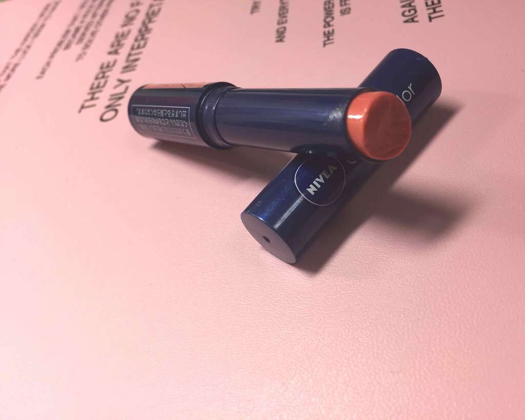 ニベア リッチケア＆カラーリップ/ニベア/リップクリームを使ったクチコミ（2枚目）