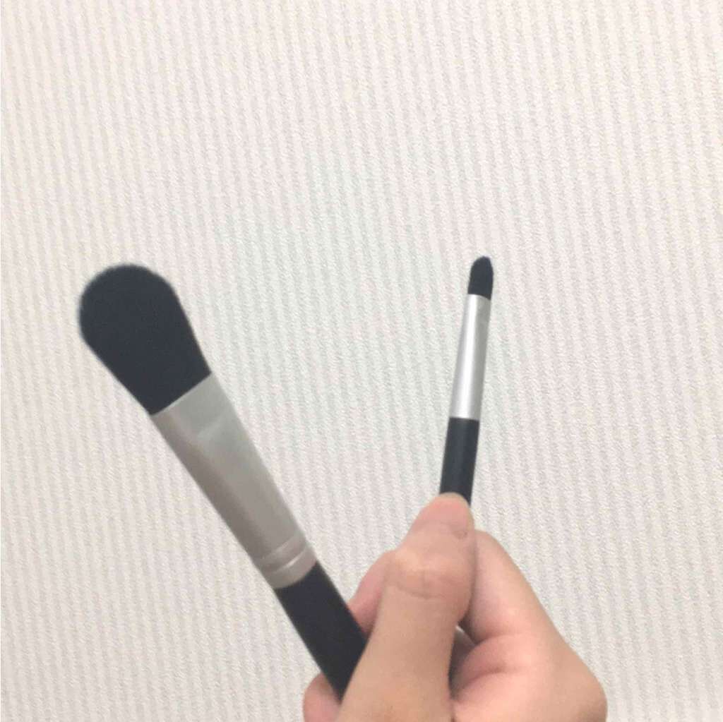 春姫 ファンデーションブラシ/DAISO/メイクブラシを使ったクチコミ（1枚目）
