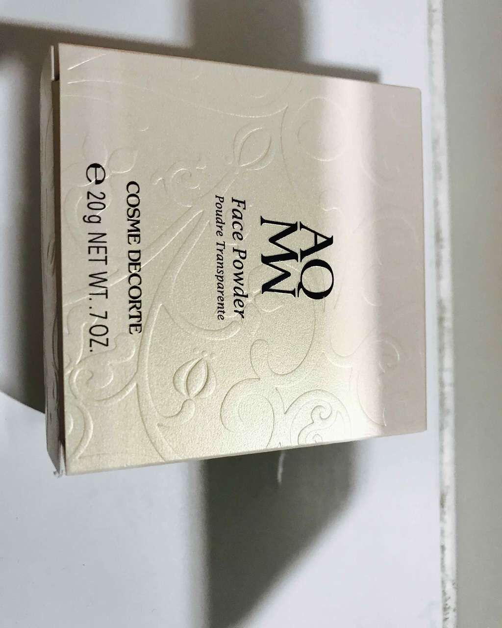 AQ MW フェイスパウダー/DECORTÉ/ルースパウダーを使ったクチコミ（1枚目）