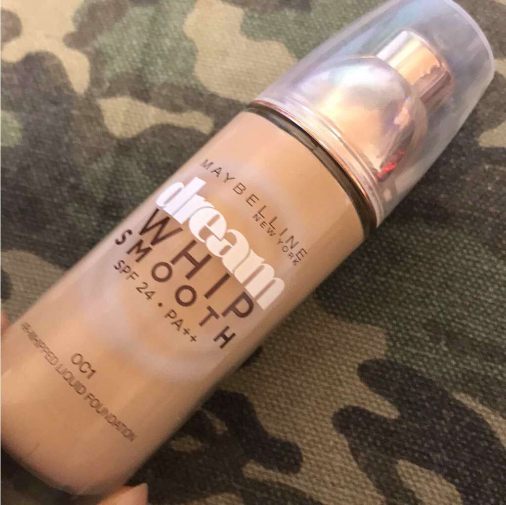 ドリームホイップ スムース リキッド/MAYBELLINE NEW YORK/リキッドファンデーションを使ったクチコミ(1枚目)