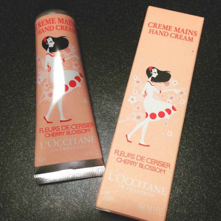 チェリーブロッサム ハンドクリーム/L'OCCITANE/ハンドクリームを使ったクチコミ(1枚目)