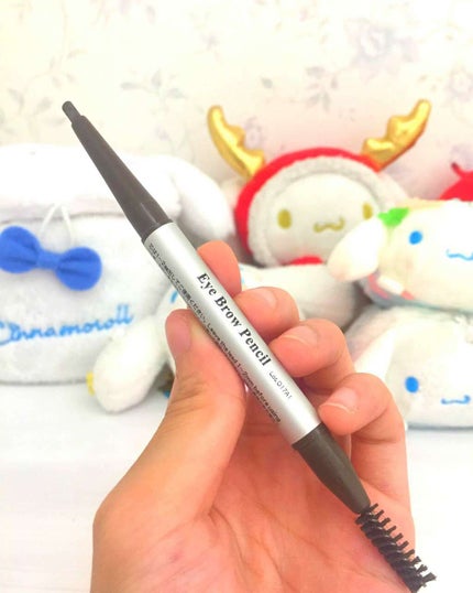 だ円芯 アルミ アイブローペンシル/DAISO/アイブロウペンシルを使ったクチコミ(2枚目)