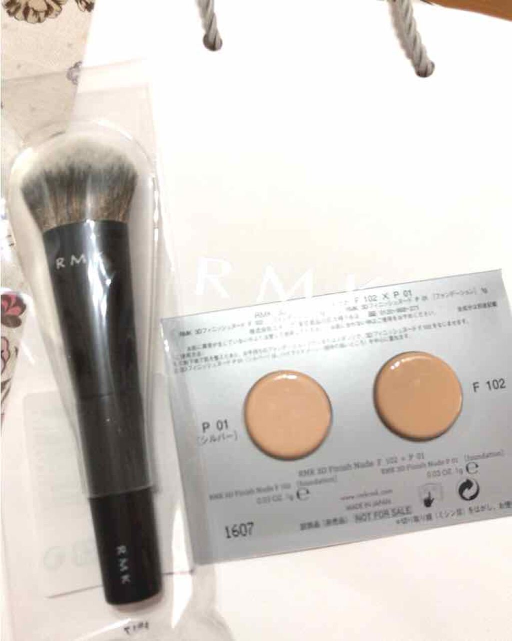 ファンデーションブラシ N/RMK/メイクブラシを使ったクチコミ（1枚目）
