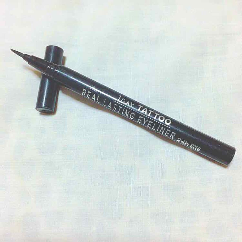 リアルラスティングアイライナー24hWP/K-パレット/リキッドアイライナーを使ったクチコミ(4枚目)