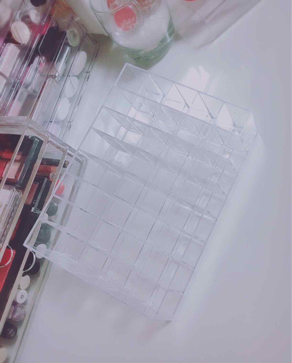 3段式クリアーケース/DAISO/その他化粧小物を使ったクチコミ(4枚目)