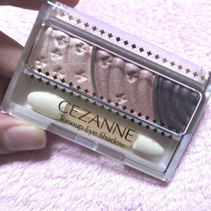 トーンアップアイシャドウ/CEZANNE/アイシャドウパレットを使ったクチコミ(1枚目)