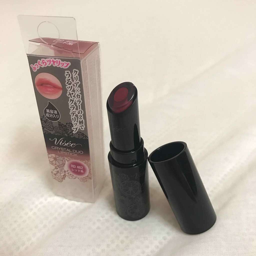クリスタルデュオ リップスティック/Visée/口紅を使ったクチコミ(1枚目)