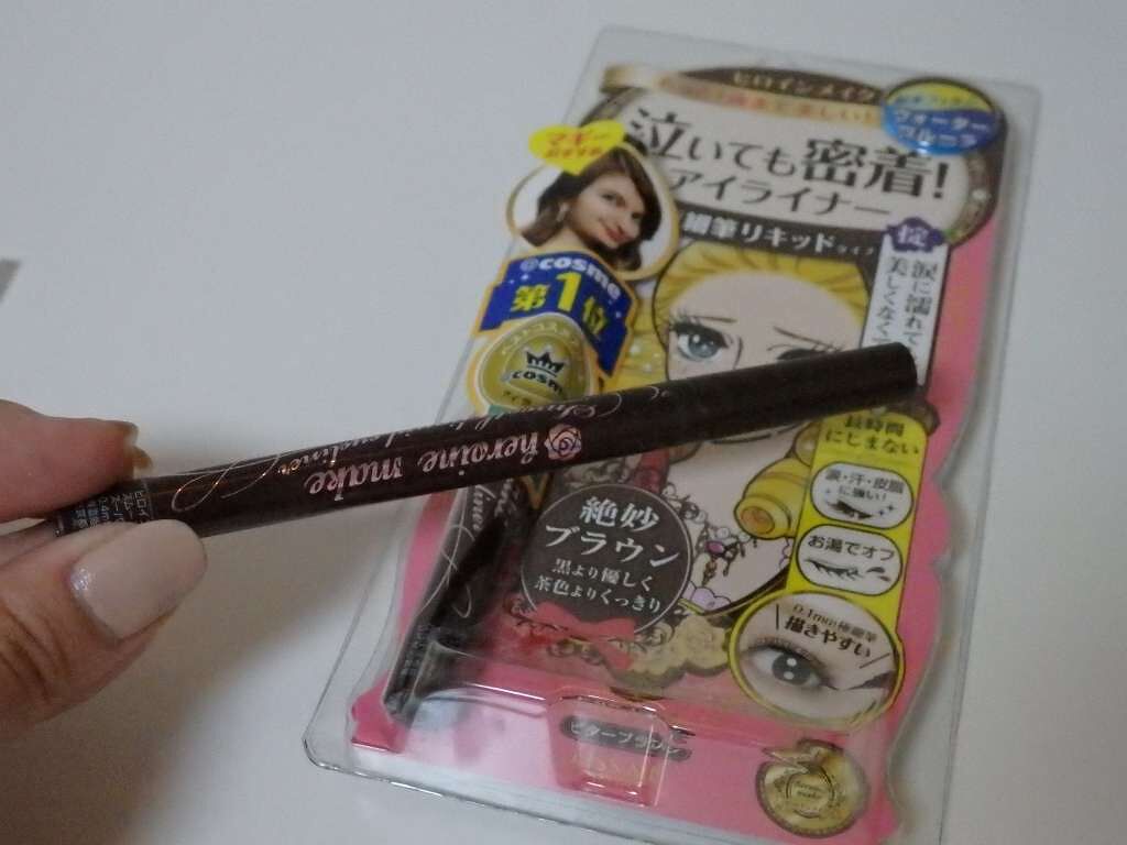 スムースリキッドアイライナー スーパーキープ/ヒロインメイク/リキッドアイライナーを使ったクチコミ(1枚目)