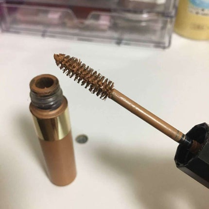 カラーリングアイブロウ 07 アッシュベージュ/ヘビーローテーション/眉マスカラを使ったクチコミ(2枚目)