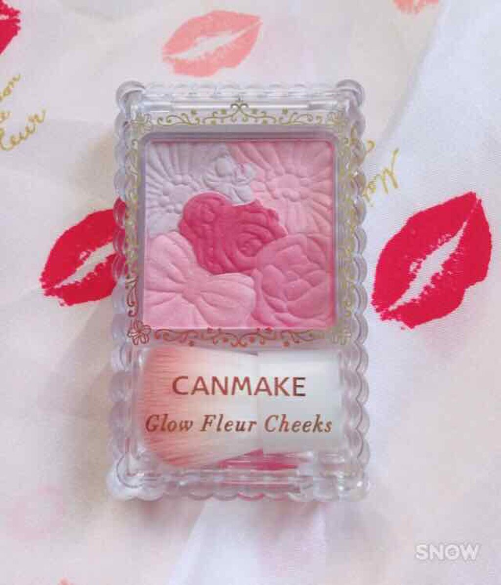 グロウフルールチークス/キャンメイク/パウダーチークを使ったクチコミ(1枚目)