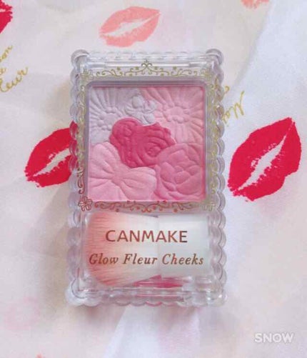 グロウフルールチークス/キャンメイク/パウダーチークを使ったクチコミ(1枚目)