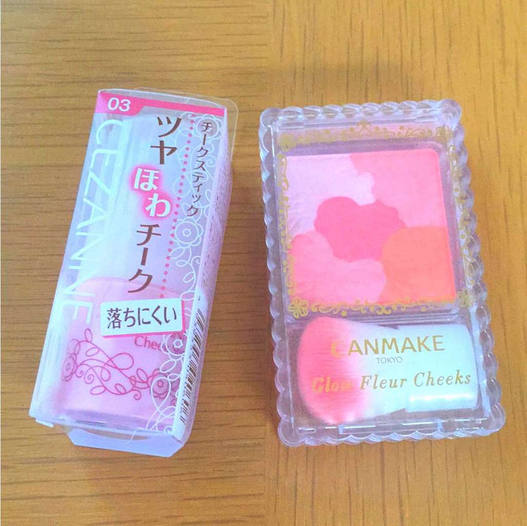 チークスティック/CEZANNE/ジェル・クリームチークを使ったクチコミ（1枚目）