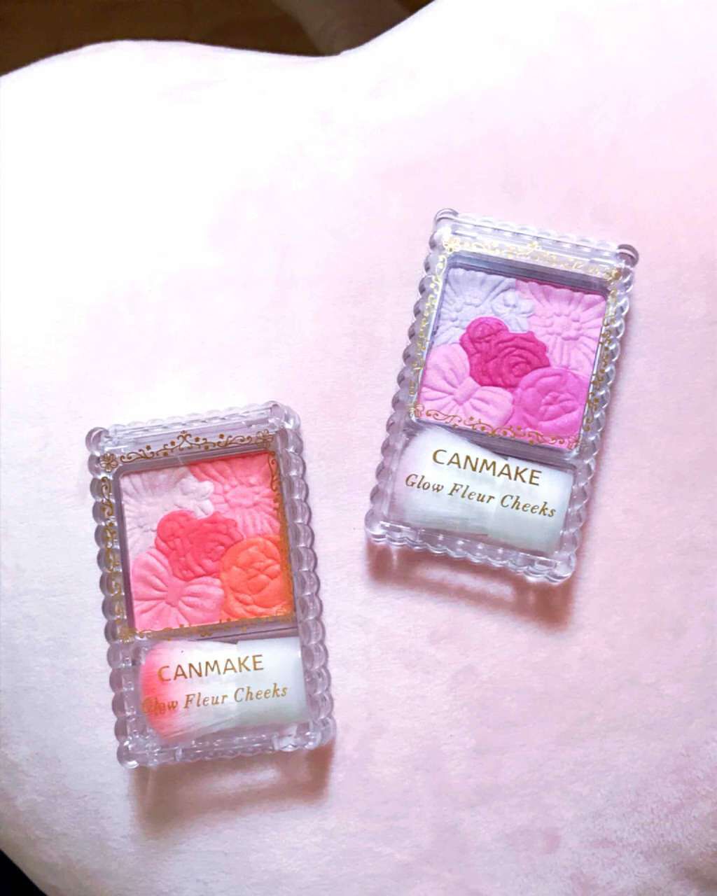 グロウフルールチークス/キャンメイク/パウダーチークを使ったクチコミ(1枚目)