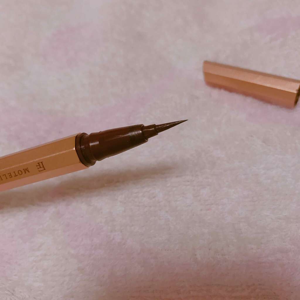 モテライナー リキッド/UZU BY FLOWFUSHI/リキッドアイライナーを使ったクチコミ(2枚目)