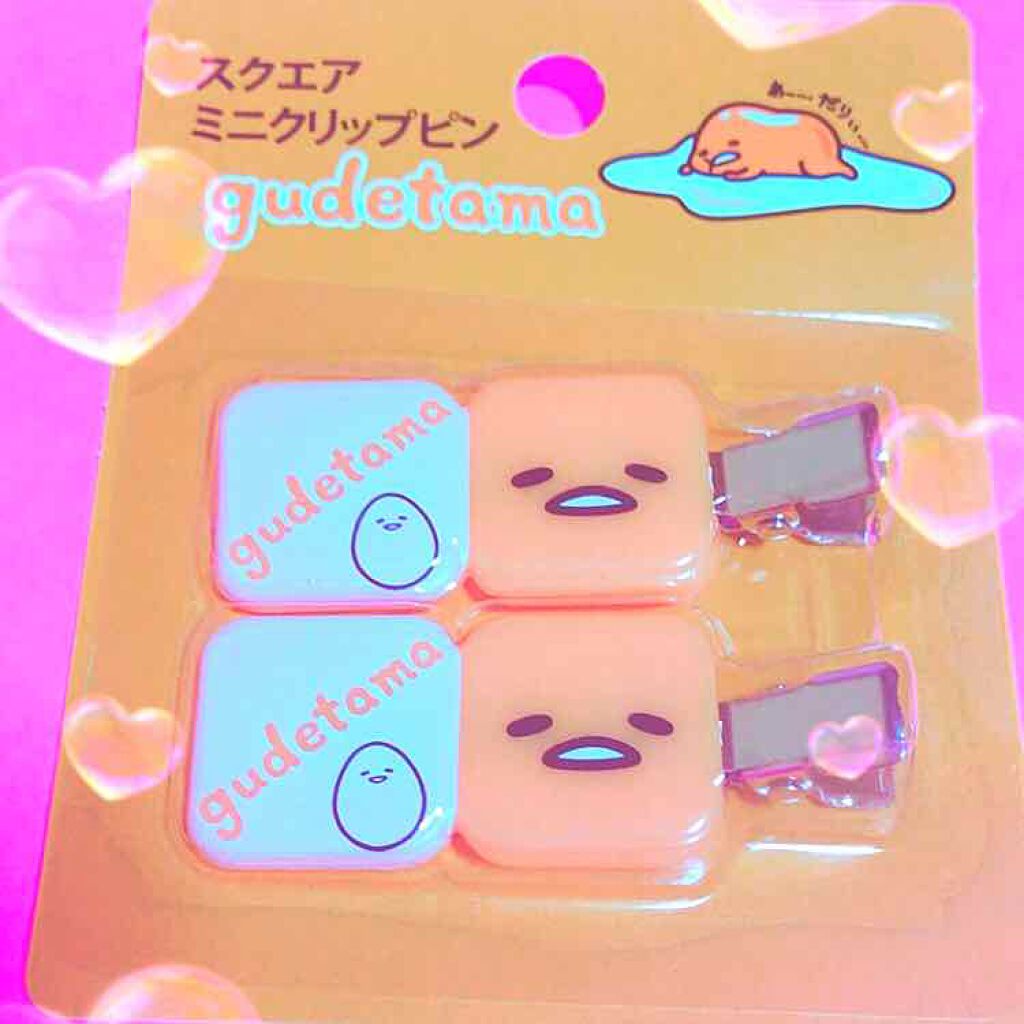 スクエア ミニ クリップピン/サンリオ/ヘアアクセサリーを使ったクチコミ（1枚目）