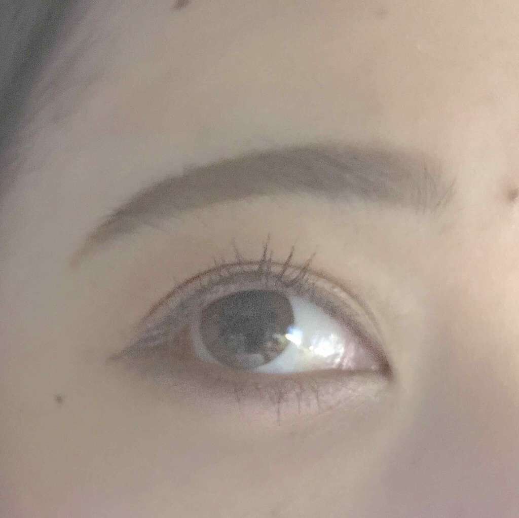 ブラシ付きアイブロウ繰り出し/CEZANNE/アイブロウペンシルを使ったクチコミ（2枚目）